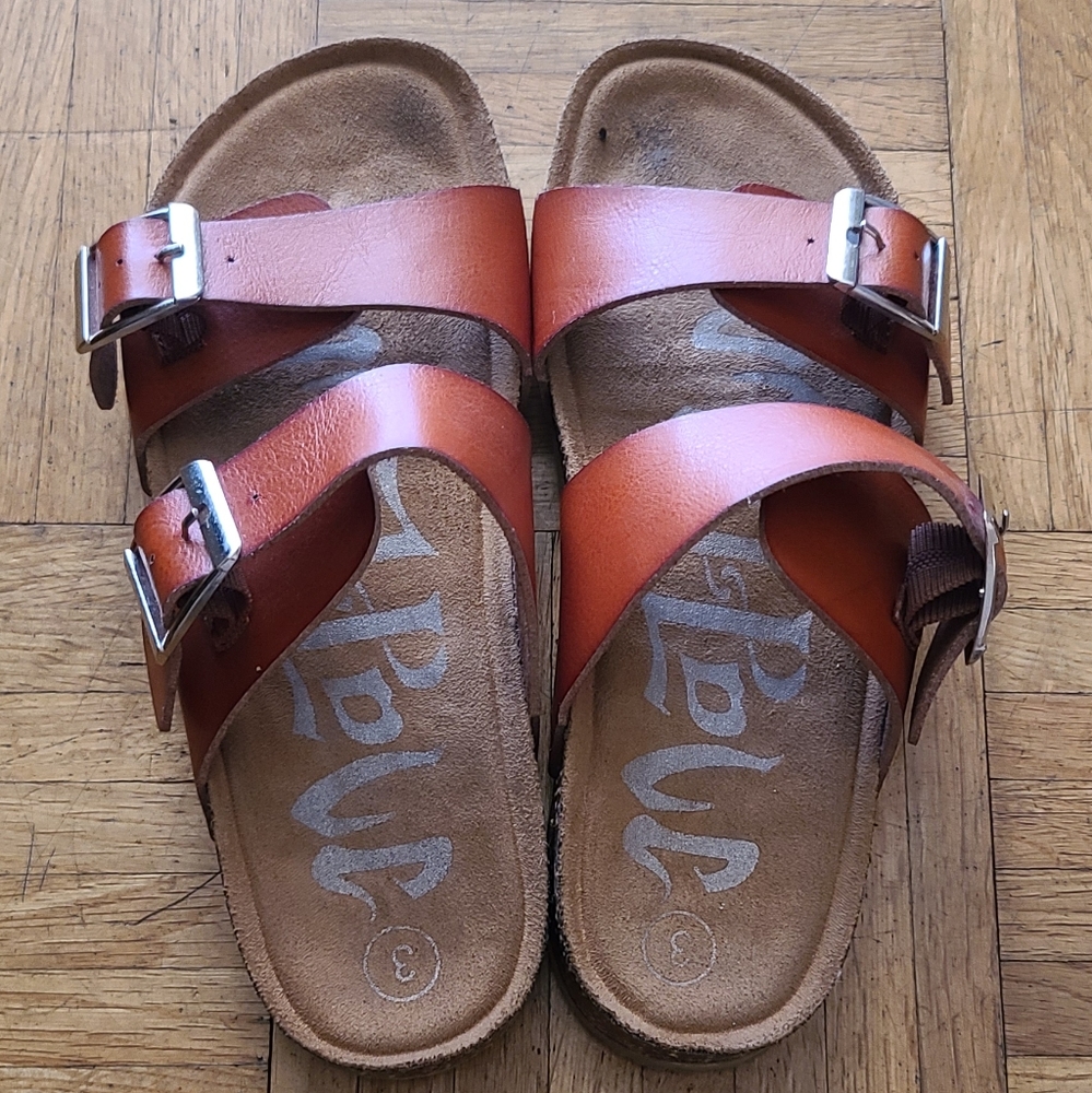 Girls brown sandals